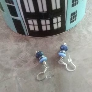 NWT Handmade Sodalite Gemstone Earrings